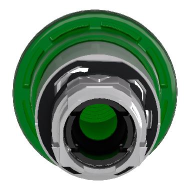 Testa pulsante luminoso D.40 D.22  - verde- per LED universale - SCHNEIDER ELECTRIC ZB4BW433 product photo Photo 04 3XL