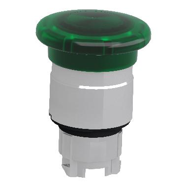 Testa pulsante luminoso D.40 D.22  - verde- per LED universale - SCHNEIDER ELECTRIC ZB4BW433 product photo Photo 05 3XL