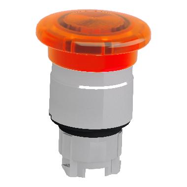Testa pulsante luminoso D.40 D.22 - arancione - per LED universale - SCHNEIDER ELECTRIC ZB4BW453 product photo Photo 05 3XL