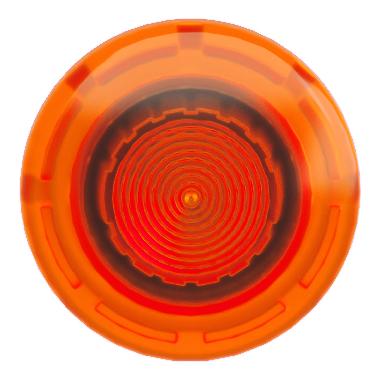 Testa pulsante luminoso D.40 D.22 - arancione - per LED universale - SCHNEIDER ELECTRIC ZB4BW453 product photo Photo 06 3XL