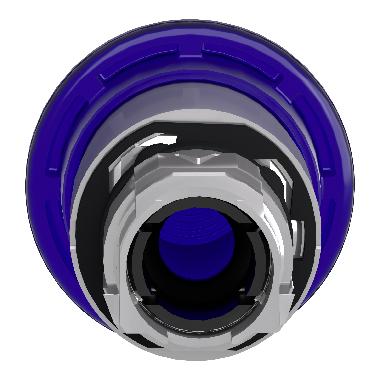 Testa pulsante luminoso D.40  D.22  - blu- per LED universale - SCHNEIDER ELECTRIC ZB4BW463 product photo Photo 04 3XL