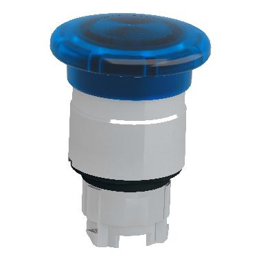 Testa pulsante luminoso D.40  D.22  - blu- per LED universale - SCHNEIDER ELECTRIC ZB4BW463 product photo Photo 05 3XL