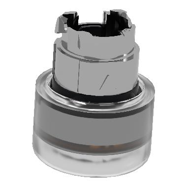 Testa pulsante luminoso D.22  - arancione - per LED universale - SCHNEIDER ELECTRIC ZB4BW553 product photo Photo 07 3XL