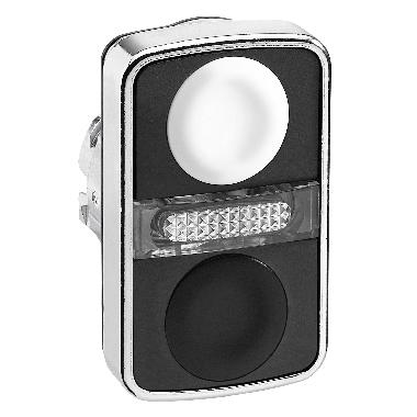 TESTA PULSANTE A DOPPIO TASTO LUMINOSO - SCHNEIDER ELECTRIC ZB4BW7A1720 - SCHNEIDER ELECTRIC ZB4BW7A1720 product photo Photo 01 3XL