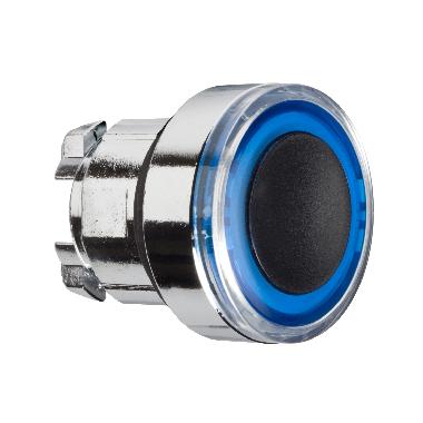 Testa pulsante luminoso D.22  - blu- per LED universale - SCHNEIDER ELECTRIC ZB4BW963 product photo Photo 01 3XL