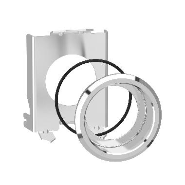 Kit montaggio a incasso, metallo, per pulsante di illuminazione e selettore D.22 - SCHNEIDER ELECTRIC ZB4BZ022 product photo Photo 01 3XL