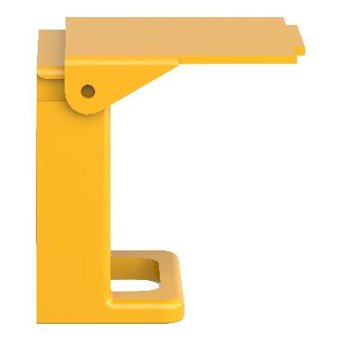 Dispositivo di blocco D.22 mm - GIALLO - SCHNEIDER ELECTRIC ZB4BZ65 product photo Photo 06 3XL