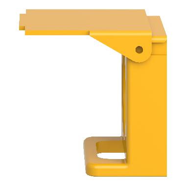 Dispositivo di blocco D.22 mm - GIALLO - SCHNEIDER ELECTRIC ZB4BZ65 product photo Photo 07 3XL