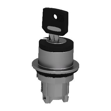 Testa selettore a chiave 455 filo pannello 2 posizioni. Fisse estrazione a sinistra - SCHNEIDER ELECTRIC ZB4FG2 product photo Photo 05 3XL