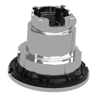 Testa lampada spia verde filopannello- per LED universale- D.30 - SCHNEIDER ELECTRIC ZB4FV033 product photo Photo 07 3XL