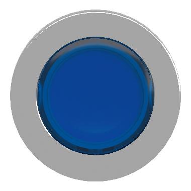 Testa pulsante luminoso  blu filopannello- per LED universale-  D.30 - SCHNEIDER ELECTRIC ZB4FW363 product photo Photo 06 3XL