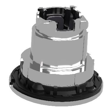 Testa pulsante luminoso  blu filopannello- per LED universale-  D.30 - SCHNEIDER ELECTRIC ZB4FW363 product photo Photo 07 3XL