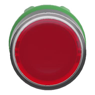Testa pulsante luminoso D.22 - rosso - per inserimento etichetta- per LED universale - SCHNEIDER ELECTRIC ZB5AA48 product photo Photo 06 3XL