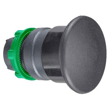 Testa pulsante D.22 - ad impulso - nera - fungo D.40 mm - SCHNEIDER ELECTRIC ZB5AC2 product photo Photo 01 3XL