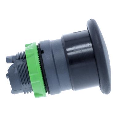 Testa pulsante D.22 - ad impulso - nera - fungo D.40 mm - SCHNEIDER ELECTRIC ZB5AC2 product photo Photo 06 3XL