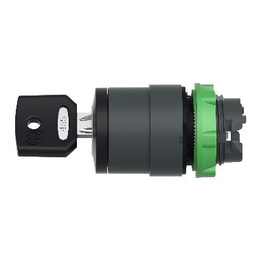 Testa selettore a chiave D.22 - 2 posizioni - Ronis 421E - estrazione chiave SX - SCHNEIDER ELECTRIC ZB5AG212 product photo Photo 09 3XL
