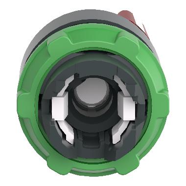 Testa selettore luminoso - 2 posizione D.22 - rosso- per LED universale - SCHNEIDER ELECTRIC ZB5AK1243 product photo Photo 04 3XL