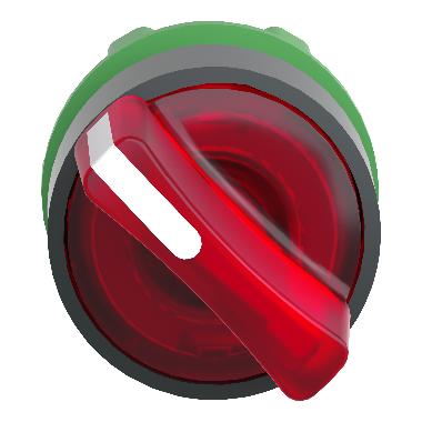 Testa selettore luminoso - 2 posizione D.22 - rosso- per LED universale - SCHNEIDER ELECTRIC ZB5AK1243 product photo Photo 06 3XL