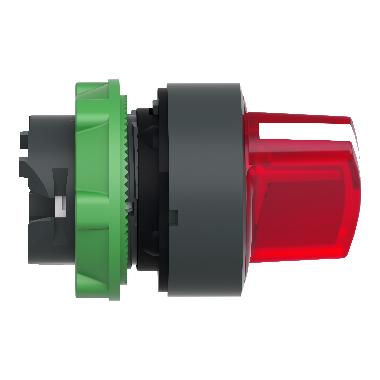 Testa selettore luminoso - 2 posizione D.22 - rosso- per LED universale - SCHNEIDER ELECTRIC ZB5AK1243 product photo Photo 08 3XL