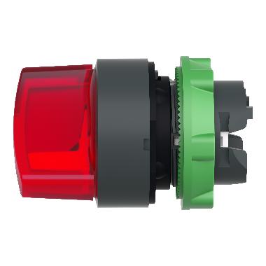 Testa selettore luminoso - 2 posizione D.22 - rosso- per LED universale - SCHNEIDER ELECTRIC ZB5AK1243 product photo Photo 09 3XL