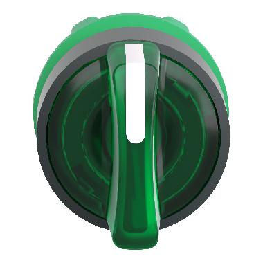 Testa selettore luminoso - 3 posizioni D.22 - verde- per LED universale - SCHNEIDER ELECTRIC ZB5AK1333 product photo Photo 06 3XL