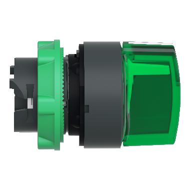 Testa selettore luminoso - 3 posizioni D.22 - verde- per LED universale - SCHNEIDER ELECTRIC ZB5AK1333 product photo Photo 08 3XL