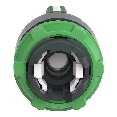 Testa selettore luminoso - 3 posizioni. D.22 - verde- per LED universale - SCHNEIDER ELECTRIC ZB5AK1533 product photo Photo 04 3XL