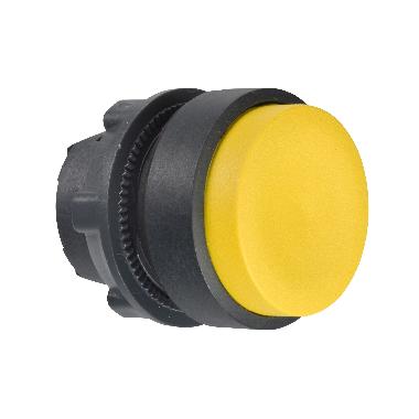 Testa pulsante D.22- - gialla - sporgente - senza marcatura - SCHNEIDER ELECTRIC ZB5AL5 product photo Photo 01 3XL