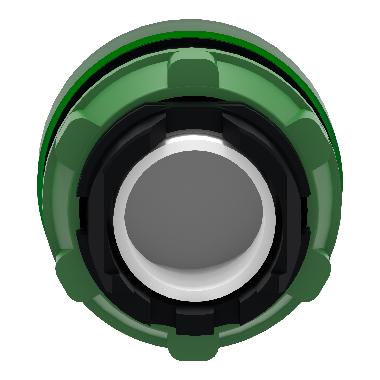 Testa lampada spia D.22 - circolare - gemma liscia verde- per LED universale - SCHNEIDER ELECTRIC ZB5AV033 product photo Photo 04 3XL