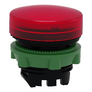 Testa lampada spia D.22 - circolare - gemma liscia rossa- per LED universale - SCHNEIDER ELECTRIC ZB5AV043 product photo Photo 05 3XL