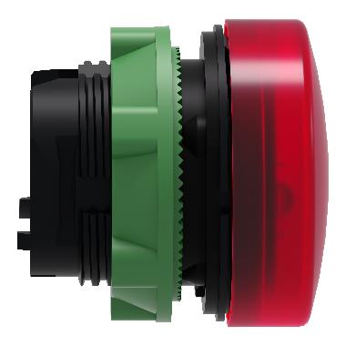 Testa lampada spia D.22 - circolare - gemma liscia rossa- per LED universale - SCHNEIDER ELECTRIC ZB5AV043 product photo Photo 08 3XL