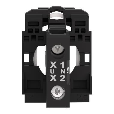 Corpo per lampada spia - ZB5 - LED universale - 230Vac- D.22 - SCHNEIDER ELECTRIC ZB5AVM1 product photo Photo 04 3XL