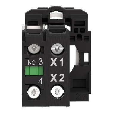 Corpo per pulsante luminoso D.22 - base BA 9S 1NO - SCHNEIDER ELECTRIC ZB5AW061 product photo Photo 04 3XL