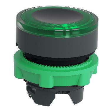 Testa pulsante luminoso D.22 - verde- per LED universale - SCHNEIDER ELECTRIC ZB5AW933 product photo Photo 05 3XL