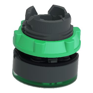 Testa pulsante luminoso D.22 - verde- per LED universale - SCHNEIDER ELECTRIC ZB5AW933 product photo Photo 07 3XL