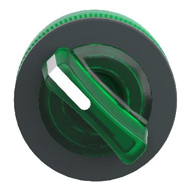 Testa selettore luminoso verde 2 posizioni D.30 - filopannello  - per LED universale - SCHNEIDER ELECTRIC ZB5FK1233 product photo Photo 06 3XL