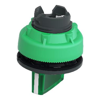 Testa selettore luminoso verde 2 posizioni D.30 - filopannello  - per LED universale - SCHNEIDER ELECTRIC ZB5FK1233 product photo Photo 07 3XL