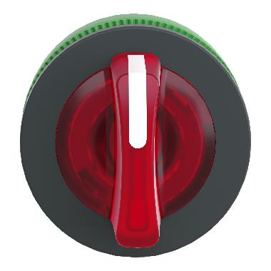Testa selettore luminoso rosso 3 posizioni -filopannello-D.30- per LED universale - SCHNEIDER ELECTRIC ZB5FK1343 product photo Photo 04 3XL