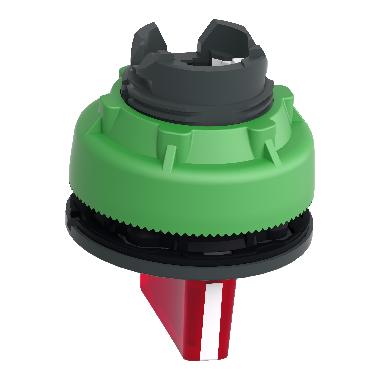 Testa selettore luminoso rosso 3 posizioni -filopannello-D.30- per LED universale - SCHNEIDER ELECTRIC ZB5FK1343 product photo Photo 05 3XL