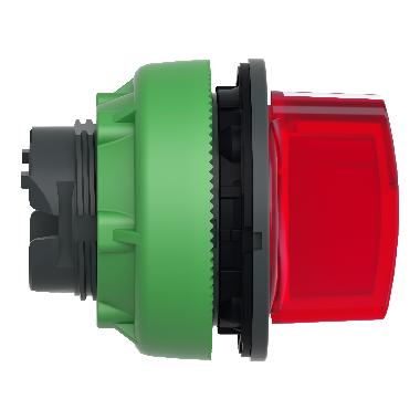 Testa selettore luminoso rosso 3 posizioni -filopannello-D.30- per LED universale - SCHNEIDER ELECTRIC ZB5FK1343 product photo Photo 06 3XL