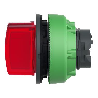 Testa selettore luminoso rosso 3 posizioni -filopannello-D.30- per LED universale - SCHNEIDER ELECTRIC ZB5FK1343 product photo Photo 07 3XL