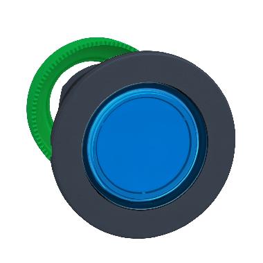 Harmony XB5, testa lampada spifilopannellopannello Antimicrobico, D.30 blu, in plastica- per LED universale - SCHNEIDER ELECTRIC ZB5FV063 product photo Photo 01 3XL