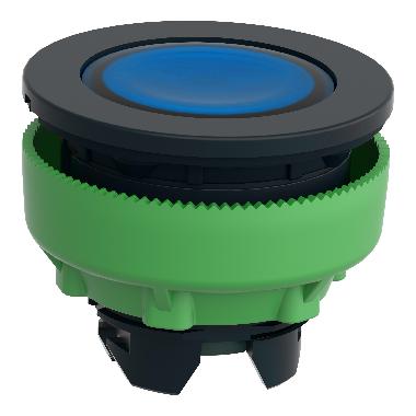 Harmony XB5, testa lampada spifilopannellopannello Antimicrobico, D.30 blu, in plastica- per LED universale - SCHNEIDER ELECTRIC ZB5FV063 product photo Photo 05 3XL