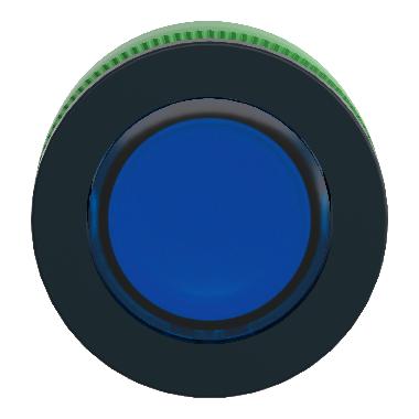 Harmony XB5, testa lampada spifilopannellopannello Antimicrobico, D.30 blu, in plastica- per LED universale - SCHNEIDER ELECTRIC ZB5FV063 product photo Photo 06 3XL