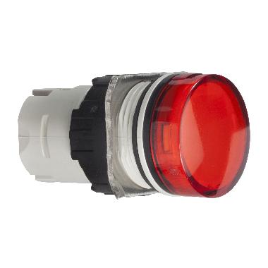 Testa lampada spia D.16 - circolare - gemma liscia rossa - SCHNEIDER ELECTRIC ZB6AV4 product photo Photo 01 3XL