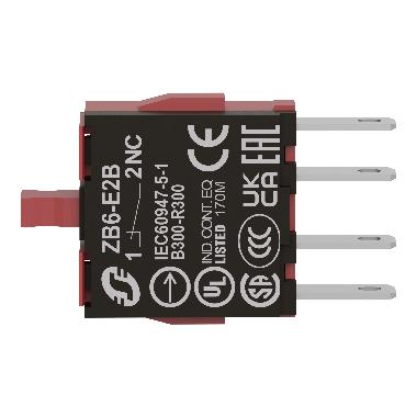 Elemento di contatto - ZB6 D.16 - 1NC - faston - SCHNEIDER ELECTRIC ZB6E2B product photo Photo 07 3XL