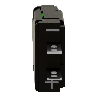 Corpo lampada spia - ZB6 - LED integrato rosso - 230-240 V - SCHNEIDER ELECTRIC ZB6EM4B product photo Photo 02 3XL
