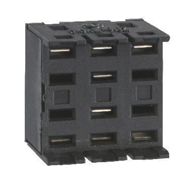 Zoccolo adattatore circuito stampato 16mm - 10/conf - SCHNEIDER ELECTRIC ZB6Y010 product photo Photo 01 3XL