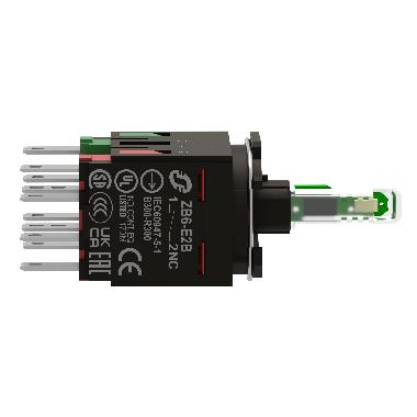 Corpo pulsante luminoso D.16 - LED integrato GIALLO 1NO - SCHNEIDER ELECTRIC ZB6ZB51B product photo Photo 06 3XL