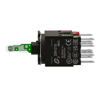 Corpo pulsante luminoso D.16 - LED integrato GIALLO 1NO - SCHNEIDER ELECTRIC ZB6ZB51B product photo Photo 07 3XL